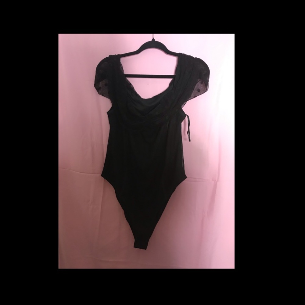 Shein Black lace Bodysuit